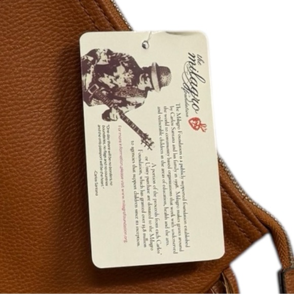 NWT Carlos Santana Boho Western Fringe Wristlet Purse Faux Leather - Picture 3 of 4